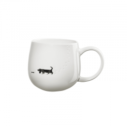 Caneca Cão 400ml - Magu Footprints Branco - Asa Selection ASA SELECTION ASA22060338