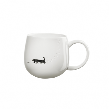 Caneca Cão 400ml - Magu Footprints Branco - Asa Selection ASA SELECTION ASA22060338