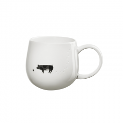 Mug Pig 400ml - Magu Footprints White - Asa Selection ASA SELECTION ASA22062338
