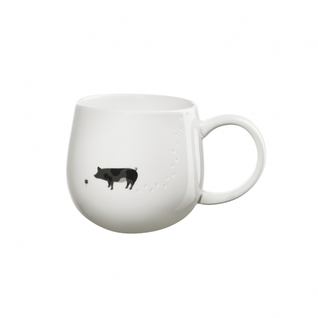 Mug Pig 400ml - Magu Footprints White - Asa Selection ASA SELECTION ASA22062338