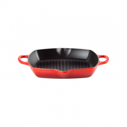 Parrilla Cuadrada Alta 30cm Cereza - Le Creuset