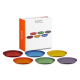 Set of 6 Dinner Plates 27cm Rainbow - Coupe - Le Creuset LE CREUSET LC79357005218000