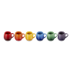 Set of 6 Mugs 320ml Rainbow - Coupe - Le Creuset LE CREUSET LC89178005219003
