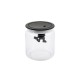 Kitchen Box with Hermetic Lid Black 700ml - Gianni a little man holding on tight - A Di Alessi A DI ALESSI AALEAMDR04B