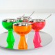 Set of 4 Ice Cream Spoons - Big Love Steel - A Di Alessi A DI ALESSI AALEAMMI01CUS4