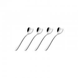 Set of 4 Coffee Spoons - MMI08 Steel - A Di Alessi A DI ALESSI AALEAMMI08SET