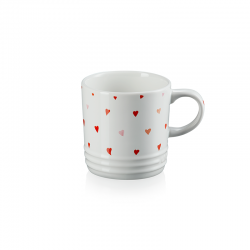 Taza Grande Corazones - L'Amour Blanco - Le Creuset