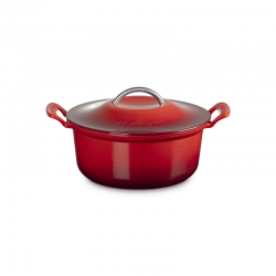 Round Casserole 26cm Cerise - Modern Heritage - Le Creuset LE CREUSET LC21700260602430