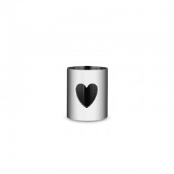 Open-work Napkin Ring Heart – Girotondo Steel - A Di Alessi