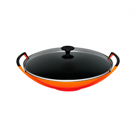 Wok with Glass Lid 36cm Volcanic - Collection - Le Creuset LE CREUSET LC25304360900460