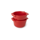 Conjunto de 2 Ramekins 200ml Vermelho - Appolia - Peugeot Saveurs PEUGEOT SAVEURS PG61852