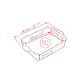 Rectangular Baker 40cm Green - Appolia - Peugeot Saveurs PEUGEOT SAVEURS PG62064
