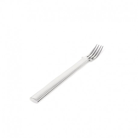 Set of 6 Table Forks 21,5cm - Rundes Modell Steel - Officina Alessi OFFICINA ALESSI OALEJH01/2