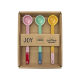 Conjunto de 3 Colheres Batido Cores 15cm - Joy Colorido - Asa Selection ASA SELECTION ASA16925286