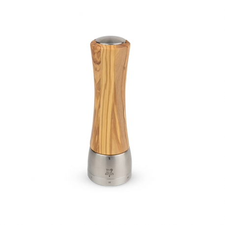 Salt Mill 21cm Olive Wood/Steel - Madras - Peugeot Saveurs PEUGEOT SAVEURS PG3617100