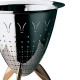 Colander - Max Le Chinois Steel - Officina Alessi OFFICINA ALESSI OALE90025
