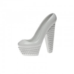 Sapato Decorativo Diva - Spikes Blanco Brilliante - Byfly