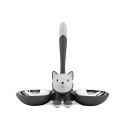 Cat Bowl Grey - Tigrito - A Di Alessi