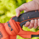650W 60cm Hedge Trimmer with Rotating Head Orange - Black Decker BLACK DECKER BEHTS551