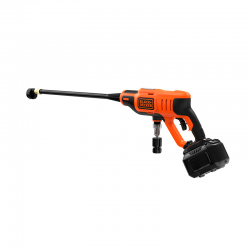 18V Pressure Cleaner with 2Ah Battery Li-Ion Orange - Black Decker BLACK DECKER BCPC18D1