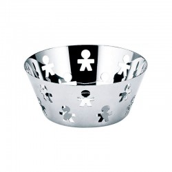 Fruteira Redonda Ø20,5cm - Girotondo Inox - A Di Alessi