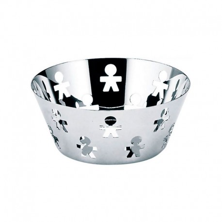 Round Basket Ø20,5cm - Girotondo Steel - A Di Alessi A DI ALESSI AALEAKK04