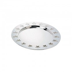 Bandeja Redonda Ø40cm – Girotondo Acero - A Di Alessi A DI ALESSI AALEAKKGT