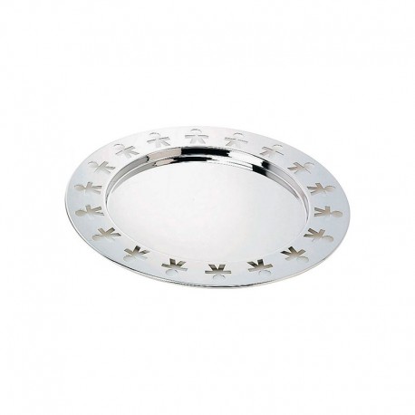 Bandeja Redonda Ø40cm – Girotondo Acero - A Di Alessi A DI ALESSI AALEAKKGT