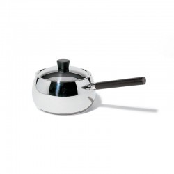 Panela para Fondue Bourguignonne - Mami Prateado E Preto - Alessi