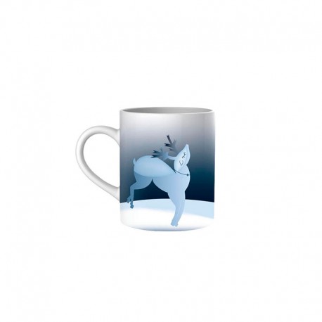 Mug Santa Claus with Reindeers - Blue Christmas - A Di Alessi A DI ALESSI AALEAAA062