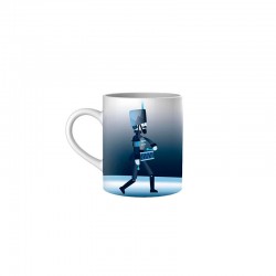 Caneca Soldado e Bailarina - Blue Christmas Azul - A Di Alessi