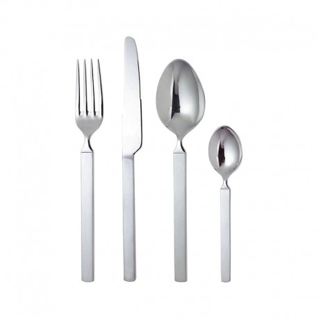 Servicio de Cubiertos con 24 Piezas - Dry Plata - Alessi ALESSI ALES4180S24