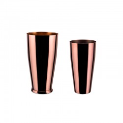 Coctelera Americana ou Boston Cobre - Mixology - Alessi