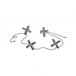 Trivet with Movable Pieces - Tripod Steel - Alessi ALESSI ALESGCH01