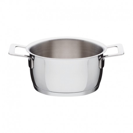 Cacerola con Dos Mangos 16Cm Pots And Pans Plata - A Di Alessi A DI ALESSI AALEAJM101/16