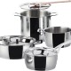 Casserole With Two Handles 16Cm - Pots And Pans Silver - A Di Alessi A DI ALESSI AALEAJM101/16