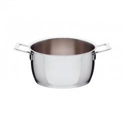 Casserole with Two Handles Ø20cm - Pots&Pans Steel - A Di Alessi A DI ALESSI AALEAJM101/20