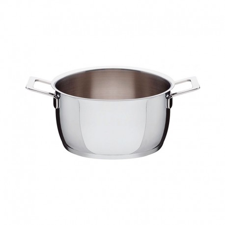 Casserole with Two Handles Ø20cm - Pots&Pans Steel - A Di Alessi A DI ALESSI AALEAJM101/20