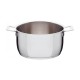 Tacho com Duas Pegas Ø24cm - Pots&Pans Inox - A Di Alessi A DI ALESSI AALEAJM101/24