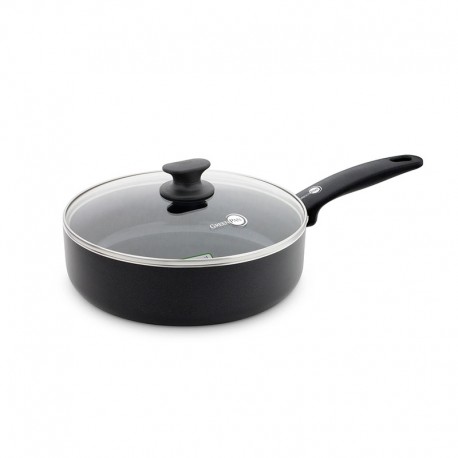 Casserole With Lid Ø24Cm - Cambridge Infinity Black - Green Pan GREEN PAN CW002216-002