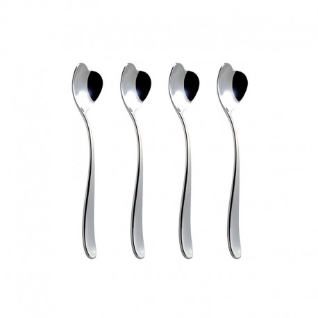 Set de 4 Cucharas para Helado - Big Love Acero - A Di Alessi A DI ALESSI AALEAMMI01CUS4