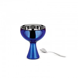 Copa de Helado y Cuchara Azul - Big Love - A Di Alessi