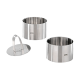 Set of 2 Rigns for Starters and Desserts - Forma Steel - Gefu GEFU GF12160