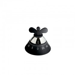 Cuentaminutos Negro - Kitchen Timer - A Di Alessi A DI ALESSI AALEA09B