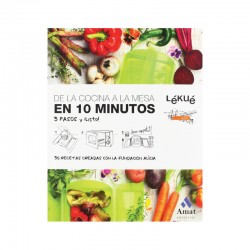 Livro De Receitas Da Cozinha À Mesa Em 10 Minutos. - Lekue LEKUE LKLIB00017