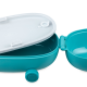 Two-Compartment Snack Box Light Blue - Food a Porter - Alessi ALESSI ALESSA06LAZ