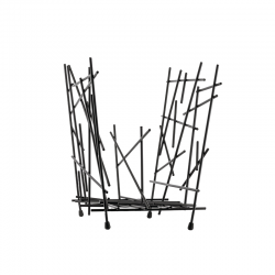 Porta-Revistas Preto - Blow up - Alessi ALESSI ALESFC15B