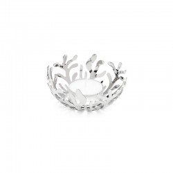 Tealight Holder Steel – Mediterraneo Silver - Alessi ALESSI ALESESI21