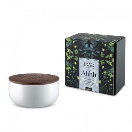 Vela Perfumada Ahhh - The Five Seasons Branco - Alessi ALESSI ALESMW62L 2W