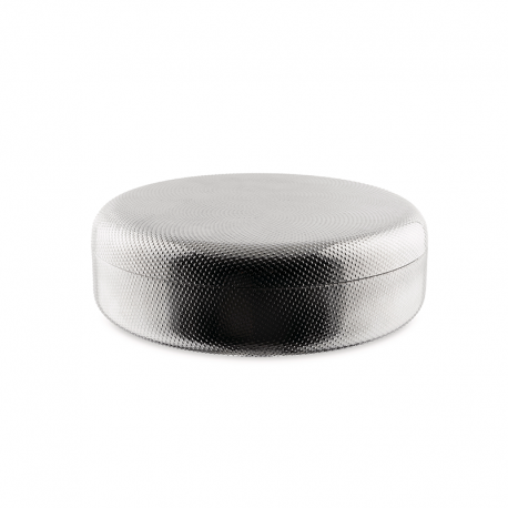 Caja de Almacenamiento Ø23cm - Extra Ordinary Texture Plateado - Alessi ALESSI ALESJM01/23T